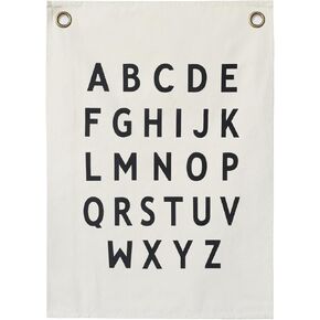 Canvas Banner Wall Hanging Banner Flag for Nursery Teen Kids Room Decoration Boys Girls(alphabet)