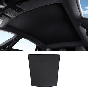 LUCKEASY Sunroof Shading Net for Tesla Model S 2019-2021 Glass Roof Sunshade Car Skylight Blind Shading Net (Only for Sunroof Cannot Open)(Black)