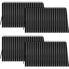 ZATOOTO Car Window Covers - 4 Pack Universal Size Side Window Sun Shade with UV Protection Against Glare, Magnetic Easy Installation Car Curtains