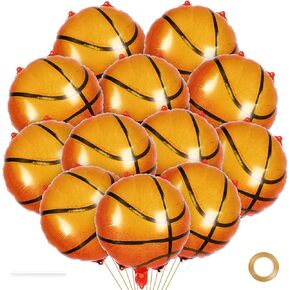 12 Pcs Football Balloons,18 Inch Football Foil Balloons,Football Party Balloons Sports Mylar Balloons Football Birthday Decorations for Football Party Sports Theme Party Supplies (Football) in Kuwait