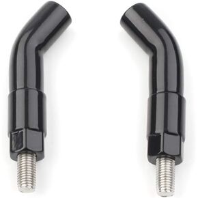 Newsmarts Motorcycle Mirror Stem Extender 3" Inch Extension Set For Harley Davidson Iron 883 XL883N Electra Glide Ultra Classic FLHTCU
