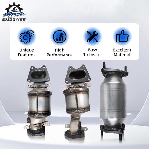 حشية مسامير المحول الحفاز متوافقة مع 2005-2007 Honda Odyssey 3.5L، 2003-2007 Accord Hybrid 3.0L، 2005-2008 Pilot 3.5L، 2006-2008 Ridgeline 3.5L استبدال LH 16450 + RH 16451 + خلفي 16351 in Kuwait