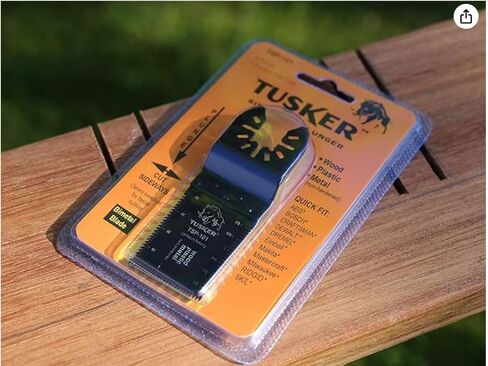 Tusker SideTooth Plunge Saw Blade - Plunge Blade for Oscillating Multi-tool - Cuts Faster and Sideways in Saudi Arabia