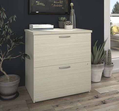 Bestar Universel 29W Lateral File Cabinet in White Chocolate in Saudi Arabia
