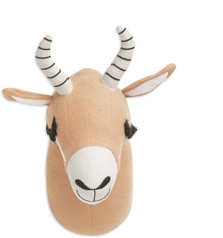 Crane Baby Safari Nursery Décor, Plush Animal Wall Décor for Boys and Girls, Lion, 10" x 9" x 5.5" in Kuwait