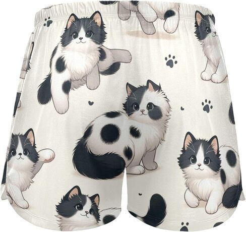 Women Pajama Shorts Lounge Bottom Leopard Print Cheetah Sleepwear Drawstring Pj Bottoms Jogging Yoga Sweat Shorts in Kuwait