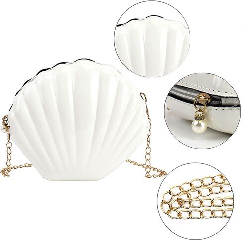 Women Mini Seashell Cross-body Bag Shoulder Bag Evening Clutch Handbag in Saudi Arabia