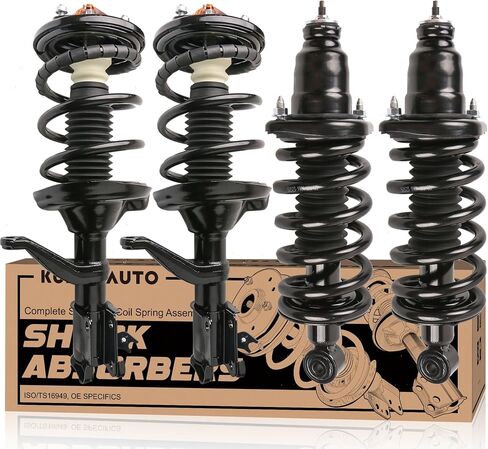 Pair Rear Complete Struts Assembly w/Mounts 171101R 171101L Compatible for 03-11 Honda Element Replacement Coil Spring Shocks Absorbers (2PCS) in Saudi Arabia