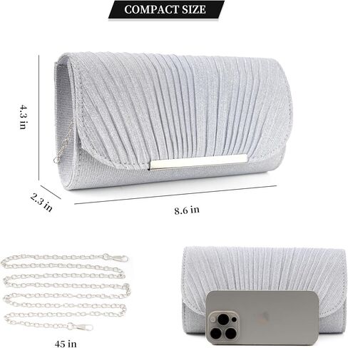 Evening Bag Clutch Purses Sparkling Party Handbag for Women Wedding Formal Purse for Dressy in Saudi Arabia