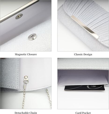 Evening Bag Clutch Purses Sparkling Party Handbag for Women Wedding Formal Purse for Dressy in Saudi Arabia