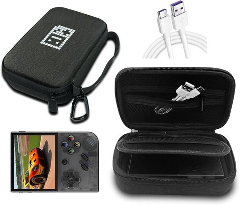 Travel Case Compatible with RG35xx /RG35xx Plus Retro Handheld Game Console，Waterproof and Shockproof Portable，Case Easy to Use and Carry (Case Only) in Saudi Arabia