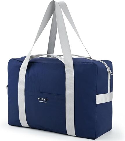 Personal Item Bag for Frontier Spirit Airlines 18x14x8, Under Seat Bags for Airplanes, Portable Foldable Duffle Bag for Travel Fitness Swim Yoga Beach, Navy Blue in Saudi Arabia
