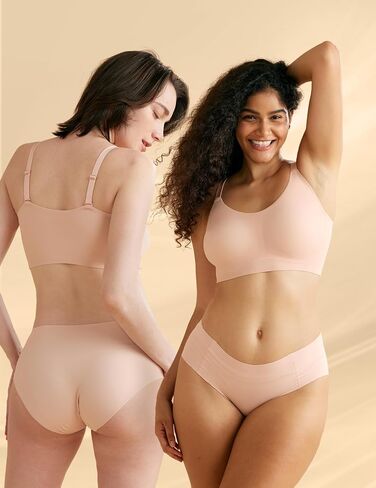 Momcozy Seamless Bras for Women, Pullover Bra Wireless Full Coverage Sleep Bra with Adjustable Straps EB095 in Saudi Arabia
