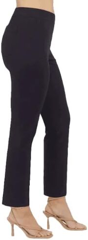 SPANX Womens' Polished Ankle Slim Straight Pants, Classic Navy, Petite Extra Large in Kuwait