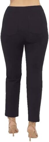 SPANX Womens' Polished Ankle Slim Straight Pants, Classic Navy, Petite Extra Large in Kuwait