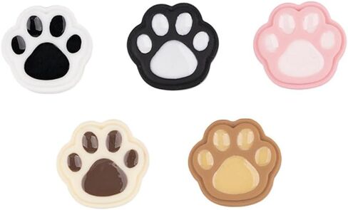 100pcs Slime Charms Resin Cat Paws Charms Kawaii Cute Set Mixed Assorted Sweets Flatback Slime Beads Making Supplies for DIY Craft Making and Ornament Scrapbooking (100pcs) in Kuwait