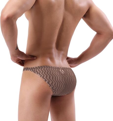 Men's Sexy Briefs U Convex Pouch Panties Low Waist Breathable Tight Narrow Edge Bikini Underpants in Saudi Arabia