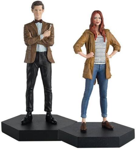 مجموعة Hero Collector Eaglemoss الطبيب الخامس ونيسا وتيجان وأدريك | مجموعة تمثال دكتور هو | نسخة طبق الأصل للنموذج in Kuwait
