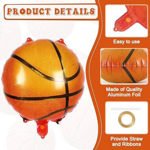 12 Pcs Football Balloons,18 Inch Football Foil Balloons,Football Party Balloons Sports Mylar Balloons Football Birthday Decorations for Football Party Sports Theme Party Supplies (Football) in Kuwait