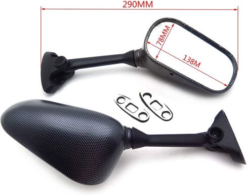 مرآة طراز SMT-OEM متوافقة مع 2004 2005 سوزوكي Gsxr 600 750 Gsx-R Gsx-R750 أسود [B00RNISPHM] in Kuwait