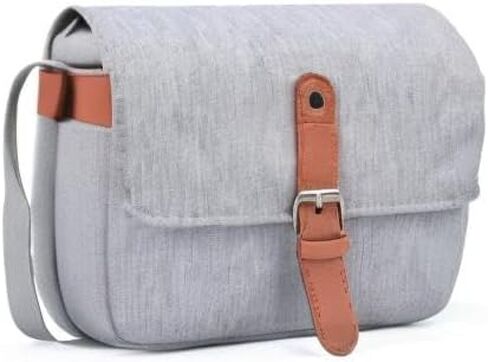 حافظة حقيبة كتف للكاميرا صغيرة الحجم من كادن متوافقة مع كاميرات نيكون وكانون وسوني SLR/DSLR عديمة المرآة والعدسات المقاومة للماء باللون الرمادي in Kuwait