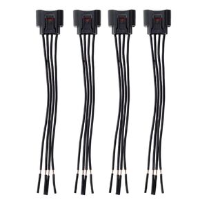 Ignition Coil Connector Plug Wire Harness Pigtail Wiring Loom 4-Way Female for 90980-11885 645-940 Toyota Lexus Scion Pontiac Chevrolet Chevy - 4pcs