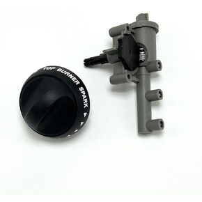 Piezo Ignitor Kit for Atwood,Wedgewood,Dometic,Suburban,Magic Chef 3-Burner RV Stoves (Ignitor, Knob and 3 Wires)
