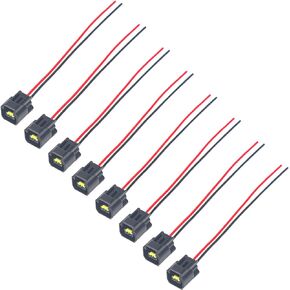 Modular Ignition Coil Female Connector Plug Wire Harness Pigtail Fits for 4.6L 5.4L 6.8L Ford F150 F250 F350 Super Duty Mustang Explorer Expedition Crown Victoria (8Pcs)
