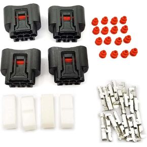 4pcs Ignition Coil Plug Connector Compatible with 2000-2010 Toyota Lexus Camry 90980-11885