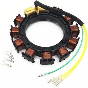 Stator For Mercury Mariner Outboard 9Amp 30 40 50 55 60HP 1995-2005 2Stroke 2 3Cylinder 174-2075K 1 398-832074A5 398-832074A11 398-832075A13 398-832075A14 398-832075A19 398-9783A18 398-9783A29