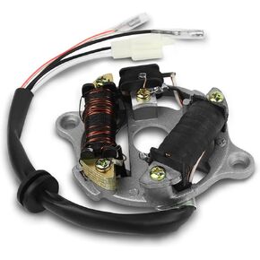 FLYPIG Magneto Ignition Stator Assembly for Yamaha PY50 PW50 Y-Zinger Peewee50 QT50 Motorbike 1981-2014