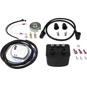 مجموعة ملف إشعال قابلة للبرمجة للدراجة النارية 53-660 متوافقة مع 1970-1999 Harley Davidson Big Twin (باستثناء الكاميرا المزدوجة) و1971-2003 Harley Sportster (باستثناء موديلات "S")، استبدل 60-53-660-06 in Kuwait