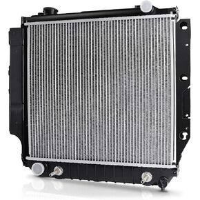 DWVO Radiator Complete Radiator Compatible with Jeep TJ, for Jeep Wrangler 2.4L 2.5L 4.0L 4.2L V4 V6 DWRD1010