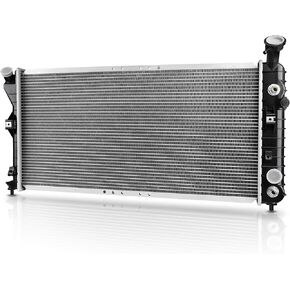 DWVO Radiator Complete Radiator Compatible with 2000-2003 Chevy Impala, 2000-2003 Chevy Monte Carlo, 2000-2005 Buick Century, 2000-2004 Buick Regal 3.1L 3.4L 3.8L V6 DWRD1009