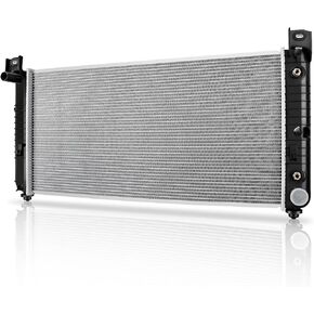 DWVO 34 Inch Core Radiator Complete Radiator Compatible with Chevy Silverado Suburban Tahoe Cadillac Avalanche Escalade GMC Yukon Sierra Hummer H2 4.3L 4.8L 5.3L 6.0L 6.2L DWRD1004