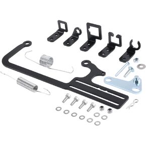 304147 EZ-EFI Cable Mount Kit Carburetor Throttle Cable Mount Bracket Steel Black