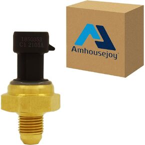 Amhousejoy 6.0 Powerstroke EBP Exhaust Back Pressure Sensor Fit for Ford 6.0L Diesel DPFE6 2005 2006 2007 1850352C1 5C3Z-9J460-B