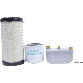 Filter Maintenance Kit LF3706 AF25550 FF236 1220893 1403071 1492513 Compatible with Cummins Onan Quiet Diesel HDKCC HDKCD and HDKCG