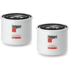 LF3591 Fleetguard Lube Spin-On, Cummins Onan 122-0833 (Pack of 2)