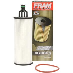 FRAM Ultra Synthetic Automotive Replacement Oil Filter, Designed for Synthetic Oil Changes Lasting up to 20k Miles, XG11665 (Pack of 1)
