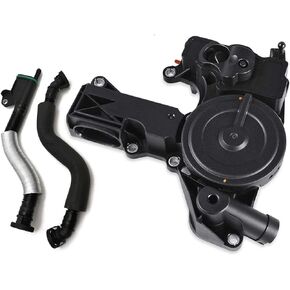 PCV Valve Engine Crankcase Vent Oil Separator Breather Hose Kit fit for Audi A3 A4 A5 Q5 TT VW Beetle CC Jetta Passat Tiguan 1.8 2.0TSI Replace 06H103495AB, 06H103495AH, 06H103495B