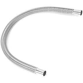 QISF 2.5CM/1Inch 2Pcs 60CM Inner Exhaust Pipe, Stainless Steel Parking Air Heater Exhaust Pipe Exhaust Pipe Parking Air Heater Fuel Tank Diesel Gas Vent Hose