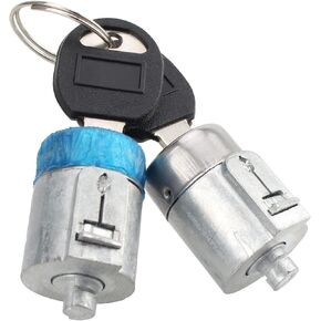 Door Lock Cylinder with Key for Chevrolet C1500 C2500 GMC K1500 K2500 Pair