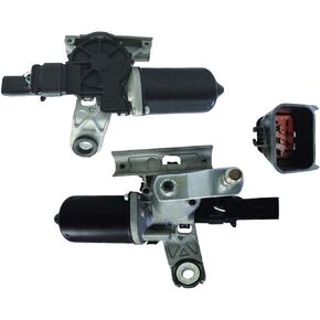 New Front Wiper Motor W/Crank Arm Compatible With Dodge Ram 1500 2500 3500 4500, Replaces 55077098AC, 55077098AF, 55077098AG, 55077098AH, 55077098AJ, 55077098AK
