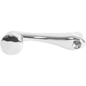 GG Grand General 54988 Chrome Die Cast Window Crank- Plain, Square Adapter for Peterbilt, Kenworth, International (Pack of 2)