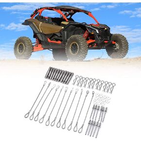 KEMIMOTO X3 Clutch Cover Pin Kit, X3 Quick Release Belt Cover Tool X3 Clutch Cover Gasket Compatible with Can Am Maverick X3 2017 2018 2019 2020 2021 2022 2023 (11 Pack) OEM Replace#715005045