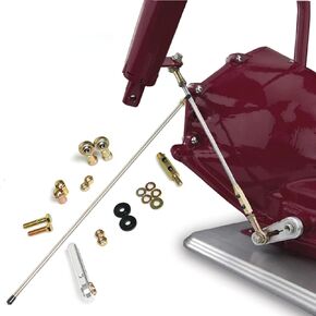 LAWETA Upgraded ACA-1800 Adjustable Column Shift Linkage Kit 21" Compatible With GM 200-TH200 350-TH350 400-TH400 4L60E 4L80E TH350 TH400 700-R4 transmission linkages, w/ 3/4"-48 Splines