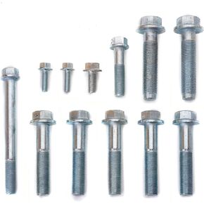 Compatible 12Pcs Transmission Bolt Kit Fit Replacement For Honda Civic Acura Integra B Series B16 B18 B20 5spd
