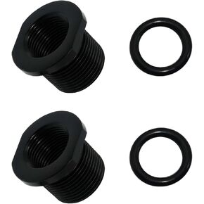 2 قطعة محولات وغسالات، طقم معدني بديل، 1/2 * 28، 5/8 * 24، أسود in Kuwait