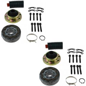 TRQ Rear CV Prop Drive Shaft Joint Rebuild Repair Set Compatible with 07-13 Jeep Wrangler JK